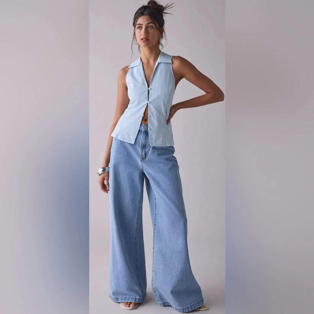 UO Party Girl Cotton-Blend Vest Top - Picture 3 of 5